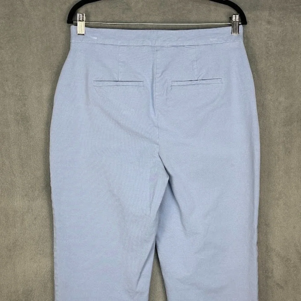 Boden Pants Womens 10R Blue Bi-stretch Tapered Ankle Trouser Stretch Career